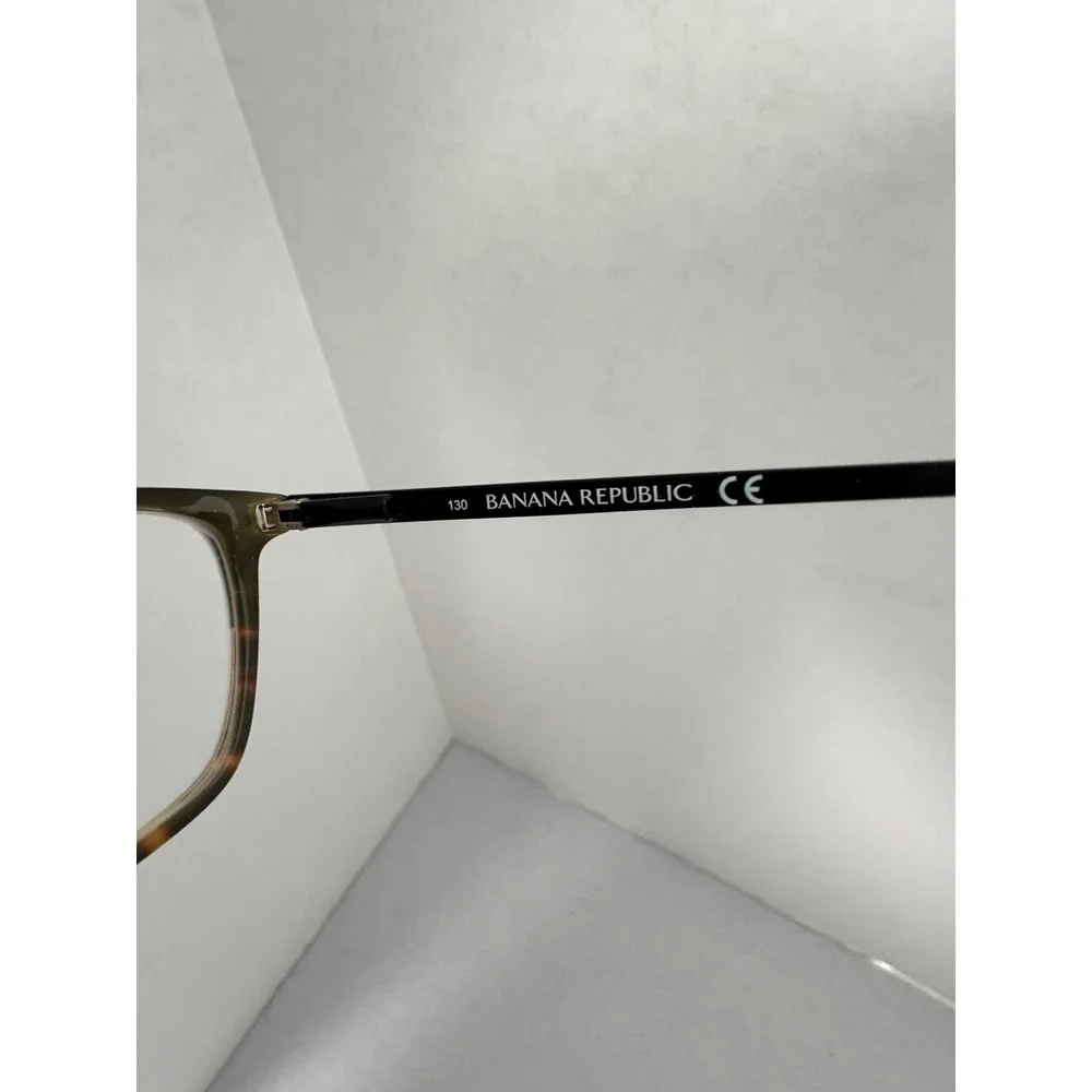 Banana Republic Cate JYY Eyeglasses Tortoise Black Rectangular Frames 130mm